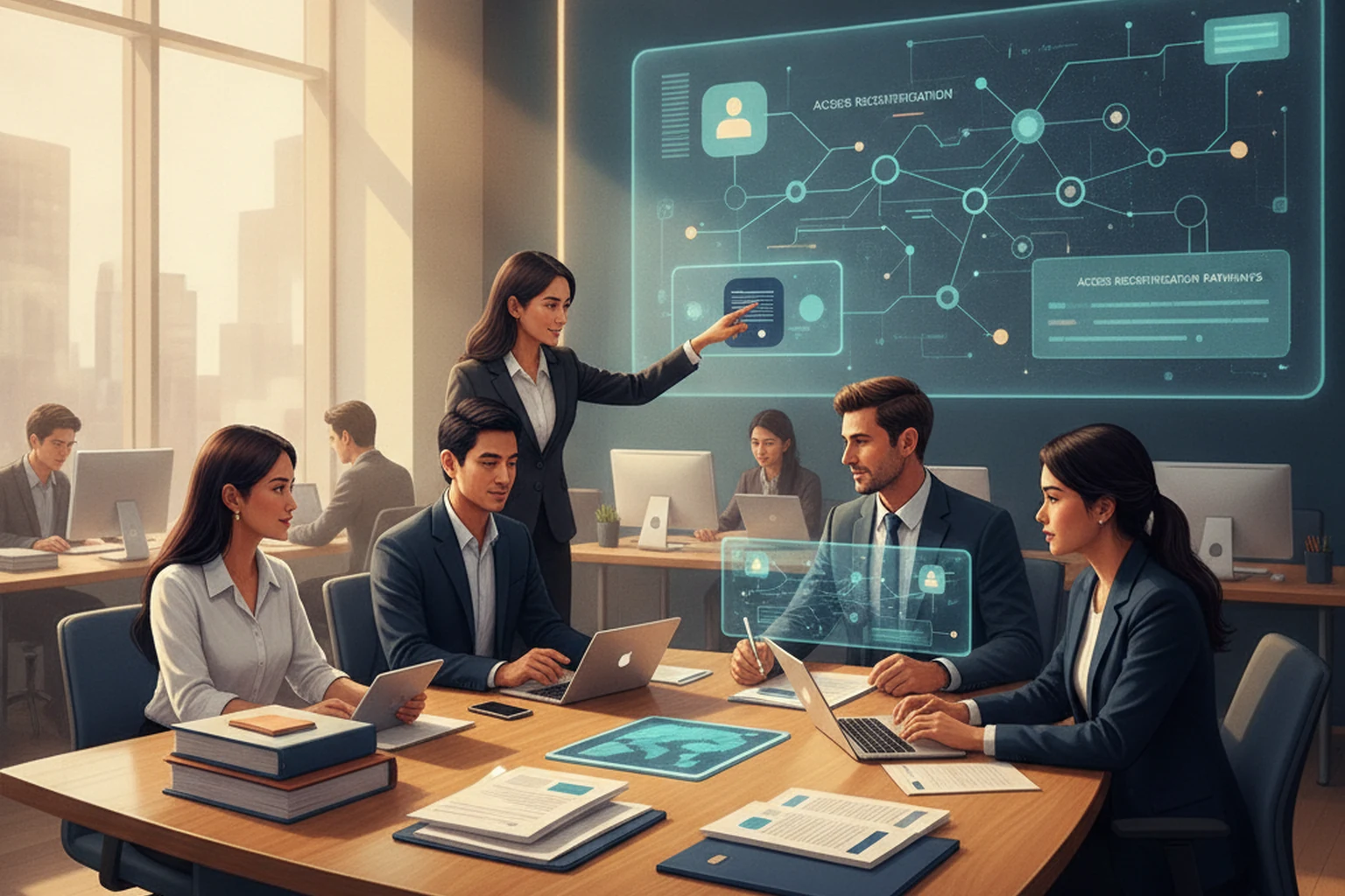 Editorial illustration for access purpose register