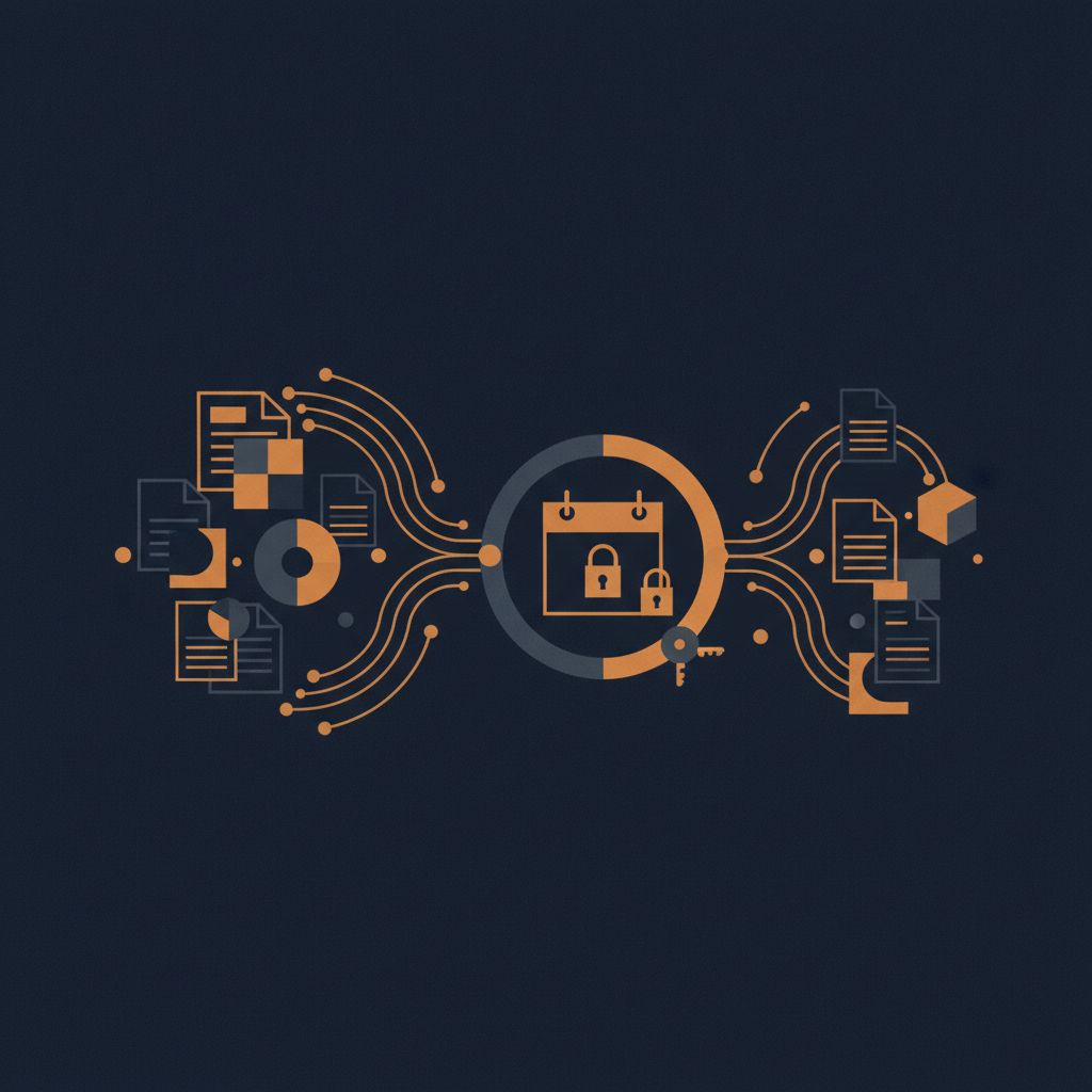Editorial illustration for employee preboarding dependency map