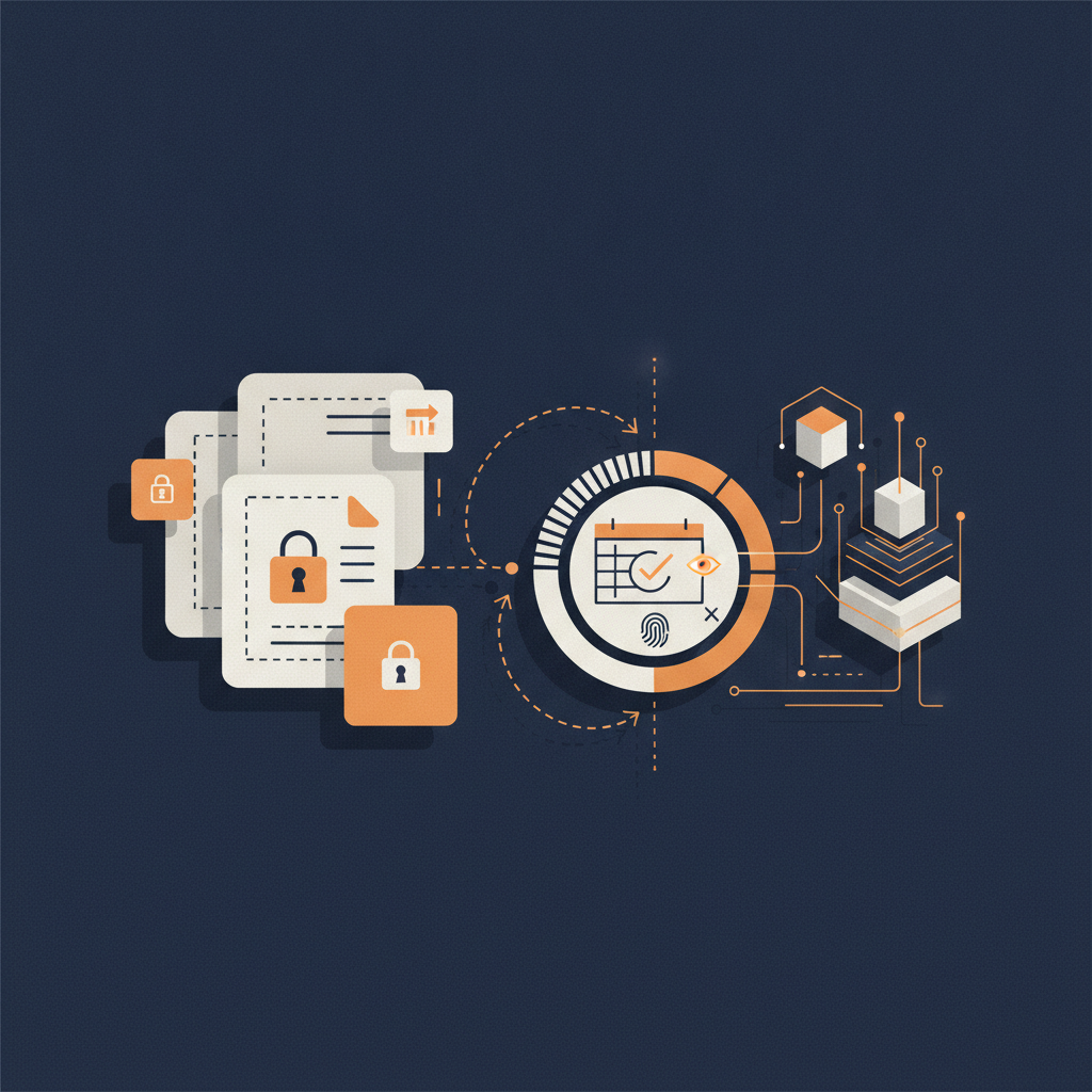 Editorial illustration for first day access verification