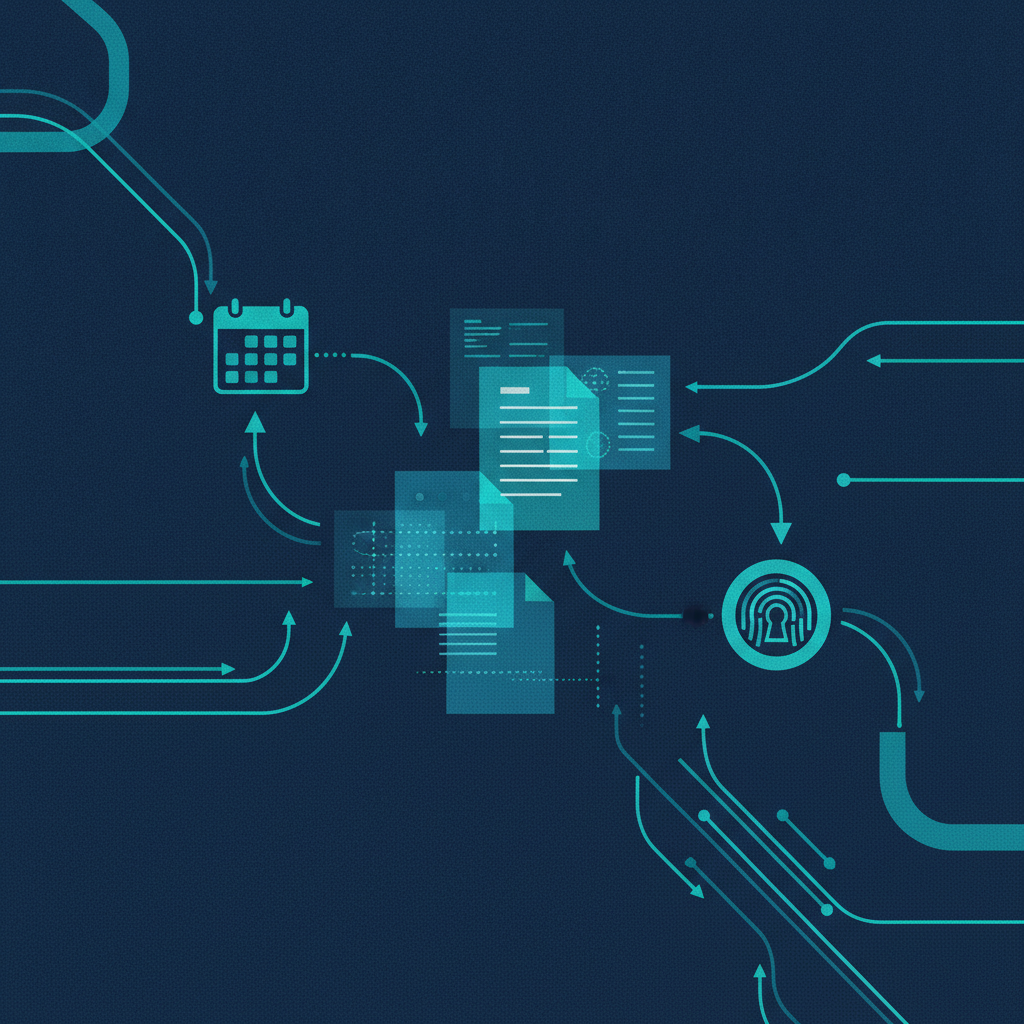 Editorial illustration for new hire record mismatch routing