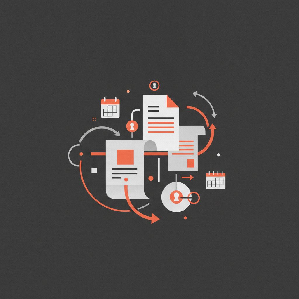 Editorial illustration for onboarding task evidence standards