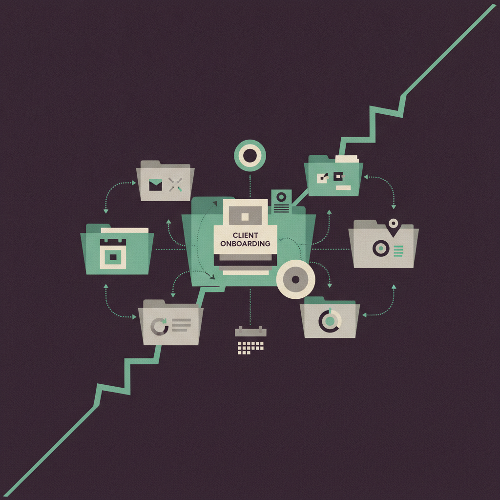 Editorial illustration for virtual assistant client work context boundary