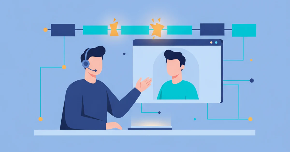 A new remote employee looking at a computer screen with a manager's quick response on a chat application, symbolizing effective communication during onboarding.